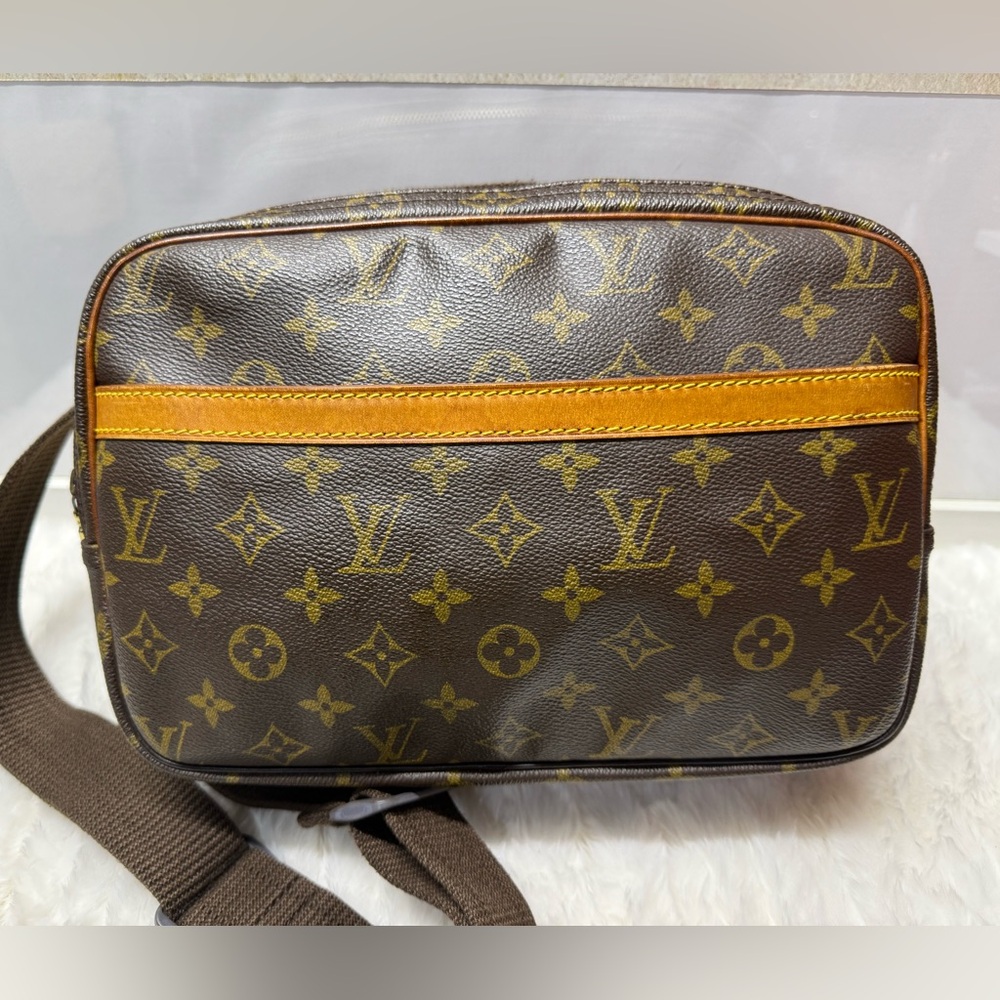 Louis Vuitton Monogram Brown and Gold Crossbody Bag